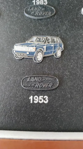 Chapas Evolución Logo Land Rover