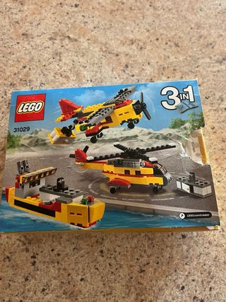 LEGO Creator 31029 3 en 1: Helicóptero, Avión, Bar