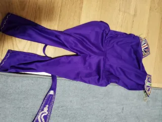 Vestito Carnevale Viola Bambina misura 2/3 anni