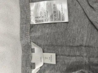 3 Leggings premamá negros y gris