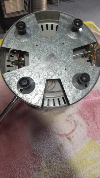 Brasero de gas butano