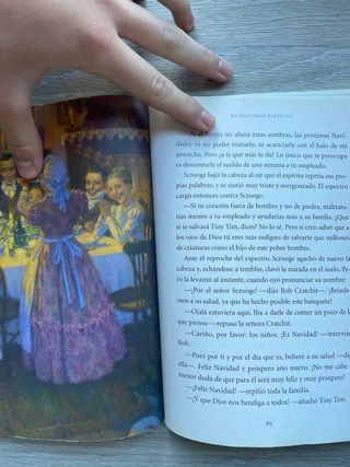 Libro Charles Dickens “Cuento de Navidad”