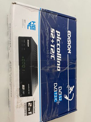 Decodificador Edision Piccollino S2+T2/C