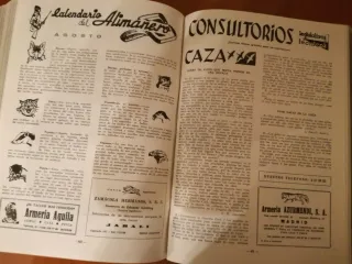 Revistas CAZA Y PESCA encuadernadas