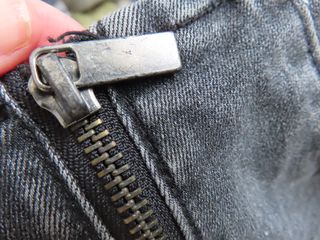 Stradivarius falda larga denim cintura alta gris