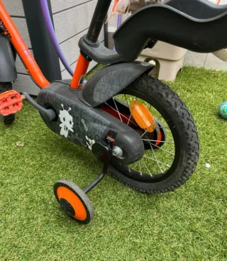 Bicicleta infantil Btwin naranja