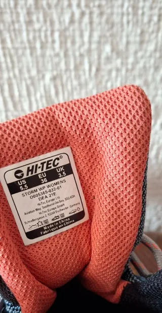 Botas de trekking azules y naranjas mujer o niña