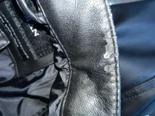 Chaqueta Zara Hombre Negra Perforada