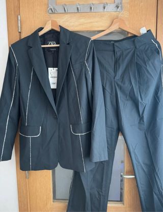 Traje Zara Negro Mujer