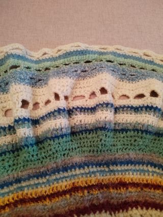 Coperta uncinetto fatta a mano