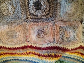 Coperta uncinetto fatta a mano