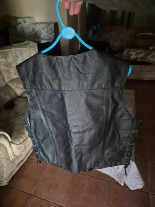 Chaleco de cuero Lava Talla XL