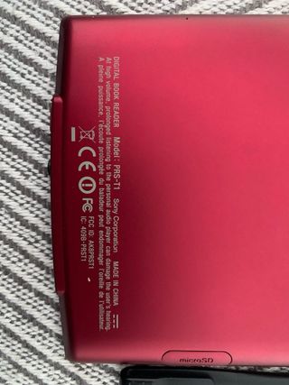 Lector Ebook Sony PRS-T1 Fucsia/Rosa