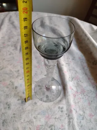 Porta velas cristal La Granja años 30