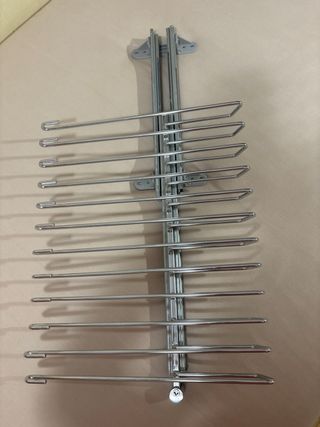 Appendiabiti estraibile in metallo