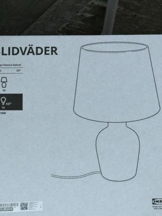 Lámpara IKEA Bildvader Hueso (2 unidades)
