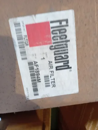 Filtro de aire camiones/máquinas barredoras