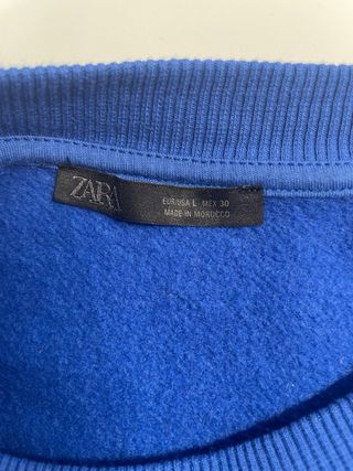 Sudadera Zara Azul