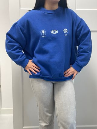 Sudadera Zara Azul
