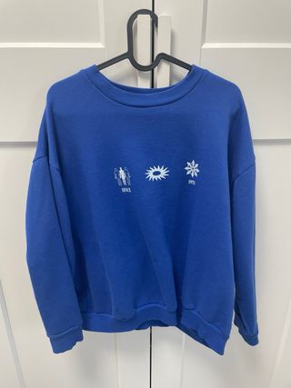 Sudadera Zara Azul
