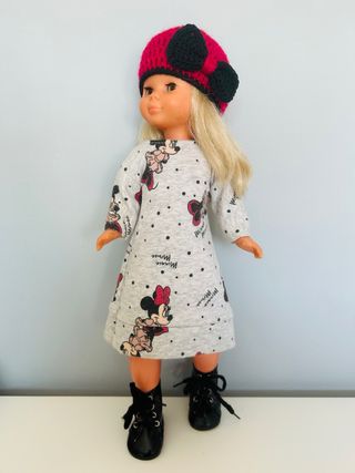 Conjunto Nancy: Vestido y gorro
