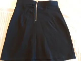 Falda negra tela Talla S