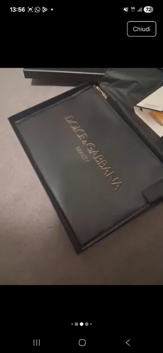 Pochette Dolce & Gabbana in pelle nera