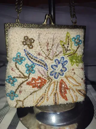 Bolso de fiesta vintage bordado