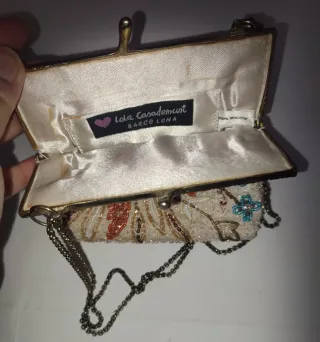 Bolso de fiesta vintage bordado