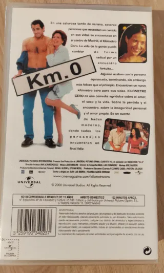 Km. 0 Película VHS Concha Velasco, Silken.