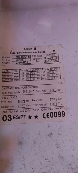 Placa Electrónica Fagor Control 10