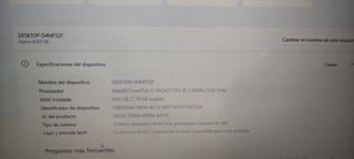 Portátil Core i7 10ª Gen 480 GB SSD