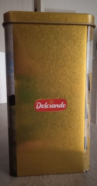 Scatola latta Il Bacio Klimt e campo di papaveri