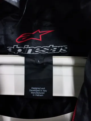 Chaqueta de moto Alpinestars negra