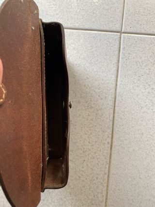 Giberna militare svizzera originale in cuoio