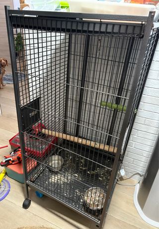 Jaula grande para loro