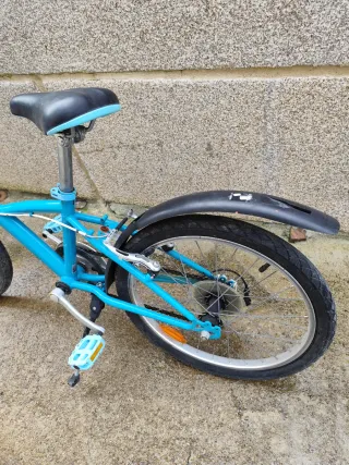 Bicicleta infantil Btwin azul