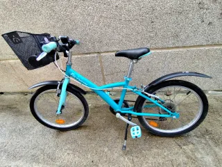 Bicicleta infantil Btwin azul