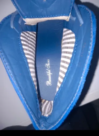 Stivaletti donna blu camoscio