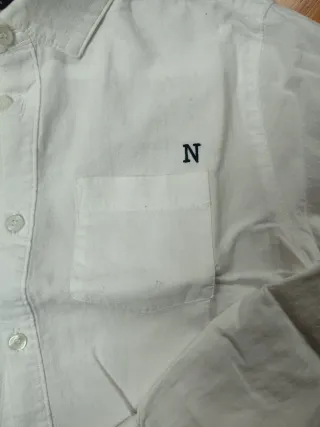 Camisa blanca niño talla 8