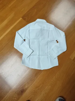 Camisa blanca niño talla 8