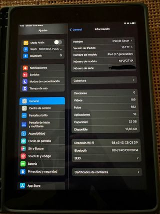 MacBook Air 11 2014 y iPad 5ª Gen 2017