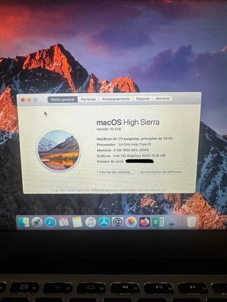 MacBook Air 11 2014 y iPad 5ª Gen 2017