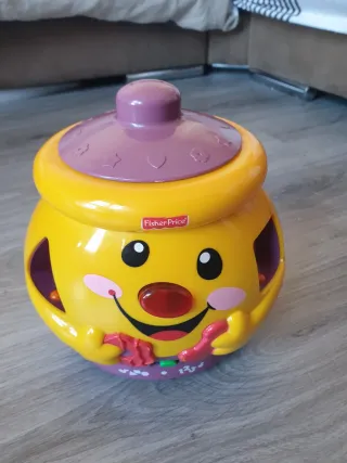 Juguete Fisher-Price, forma bote de galletas