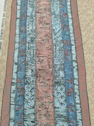 Tela americana vintage algodón Chinoiserie