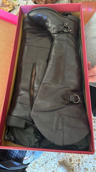 Botas de piel Nana negras