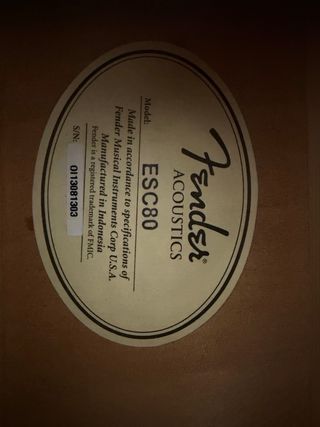 Guitarra Clássica Fender