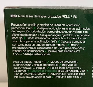 Nivel Láser de lineas cruzadas