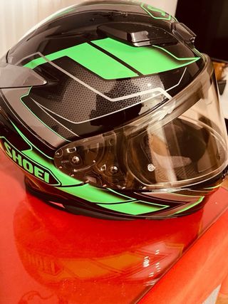 Casco Shoei NXR2 Negro y Verde
