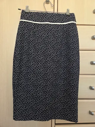 Falda estampada de verano, otoño, primavera